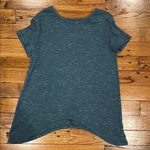 blue striped child’s t shirt